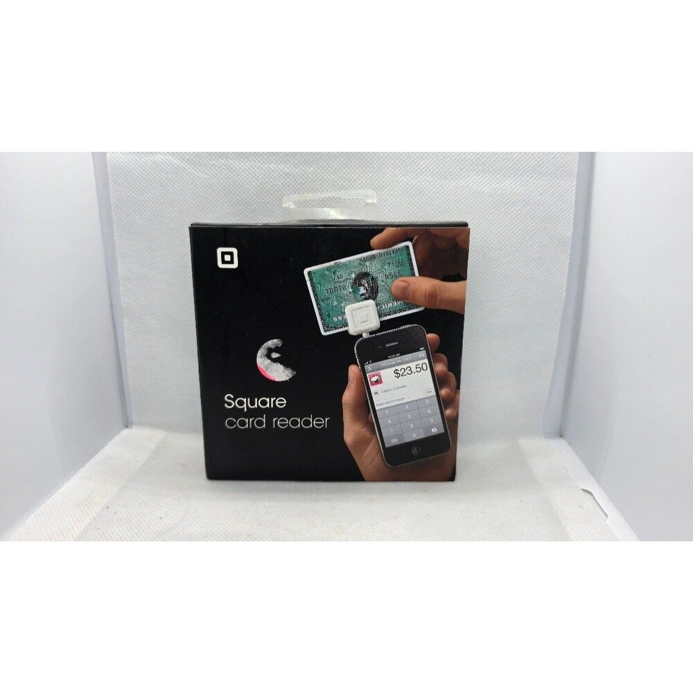 Square Magstripe Credit Card Reader 3.5mm White Mobile POS Accessory